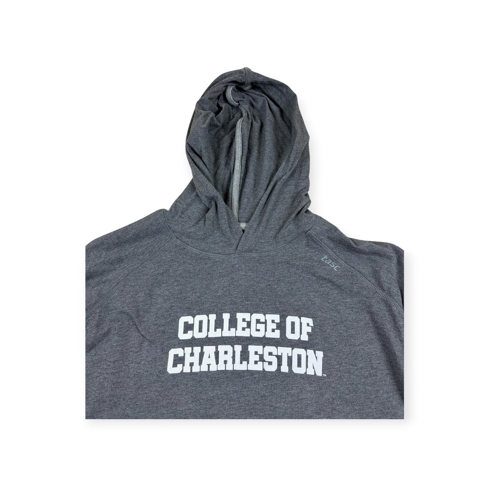 Tasc Performance College of Charleston Hoodie Mens Medium Gray Bamboo Cotton